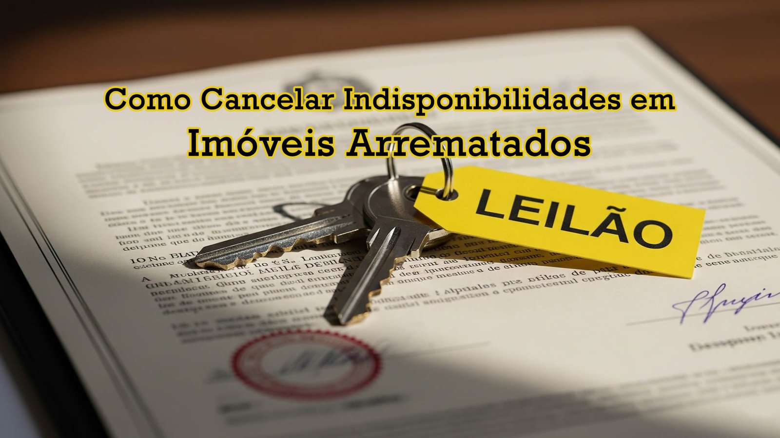 Provimento CNJ 188/2024: Como Cancelar Indisponibilidades em Imóveis Arrematados