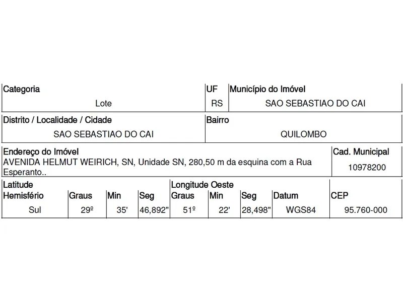Imóvel em leilão