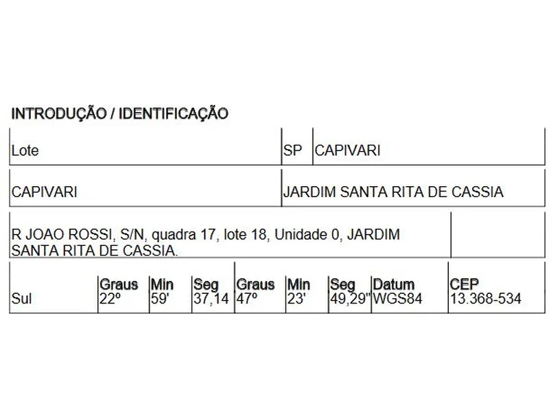 Terreno em Venda Direta