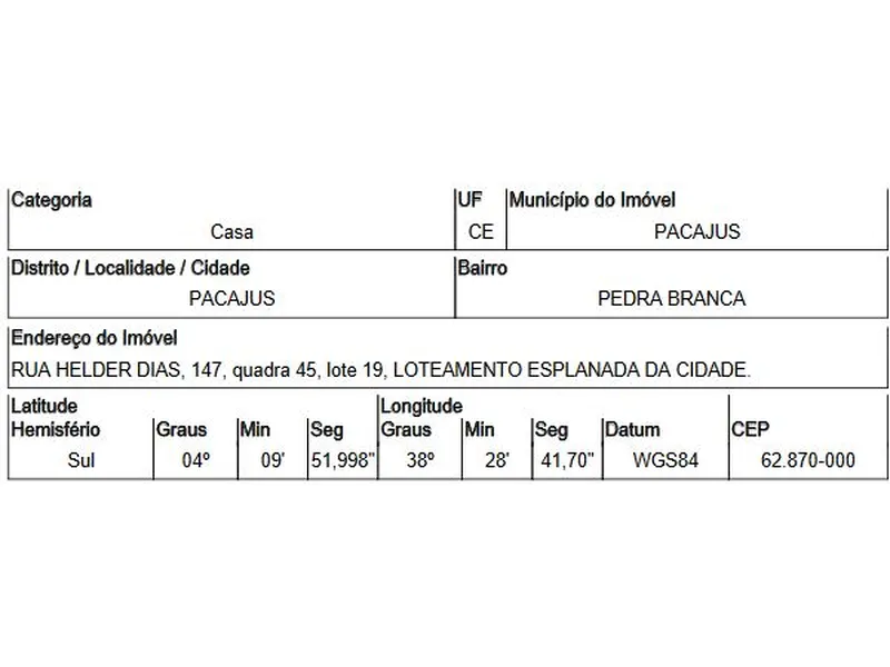 Imóvel em leilão