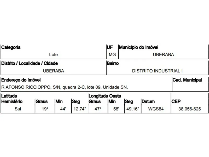 Imóvel em leilão