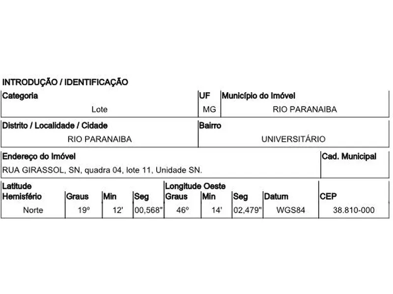Imóvel em leilão