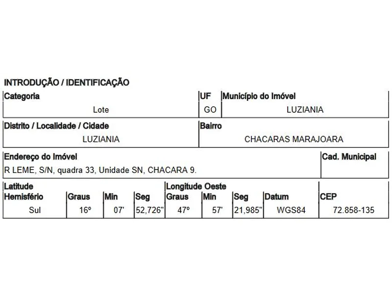 Imóvel em leilão