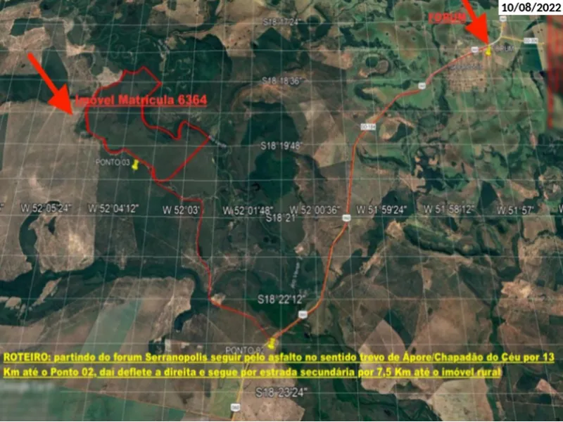 Imóvel rural em Leilão Judicial