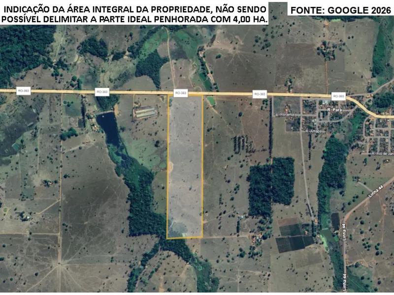 Imóvel rural em leilão