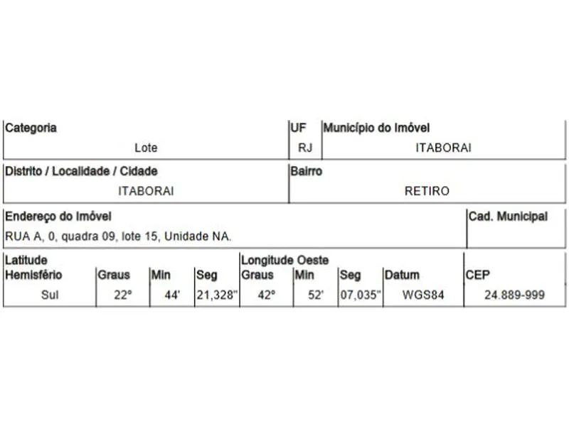 Terreno em Venda Direta