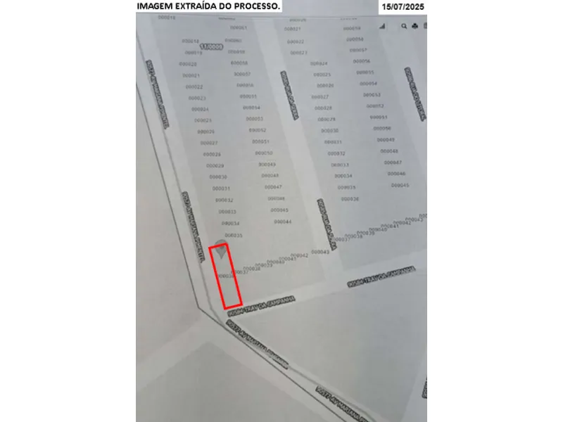 Terreno em leilão