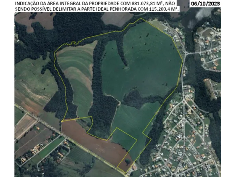 Terreno em leilão