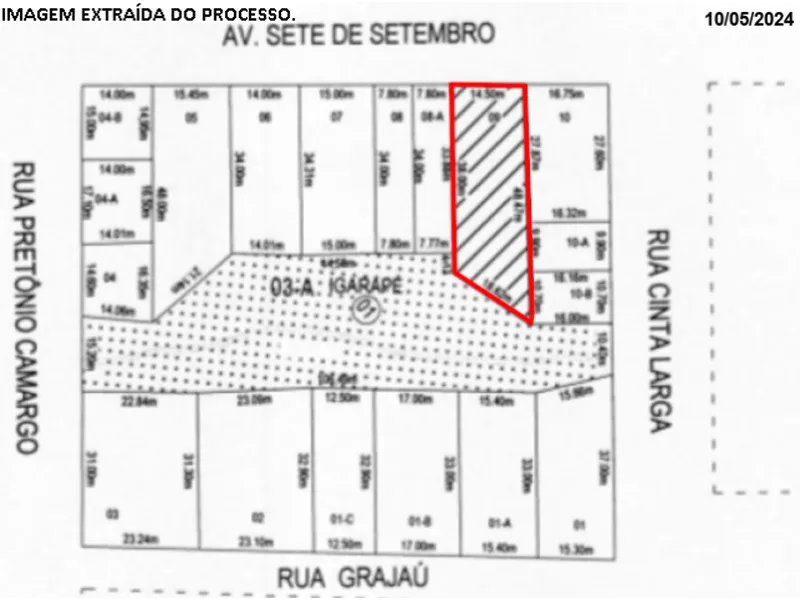 Terreno em leilão