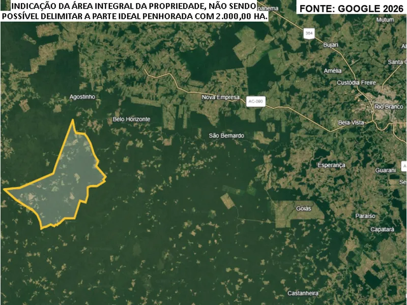 Imóvel rural em leilão