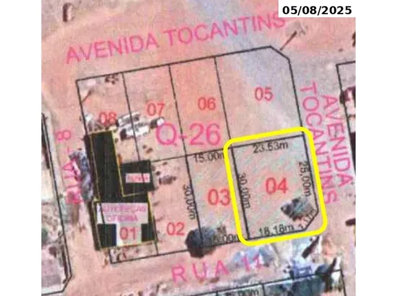 Terreno em Leilão Judicial