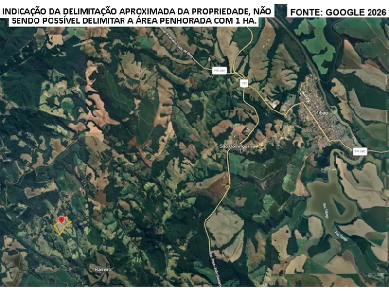 Imóvel rural em leilão