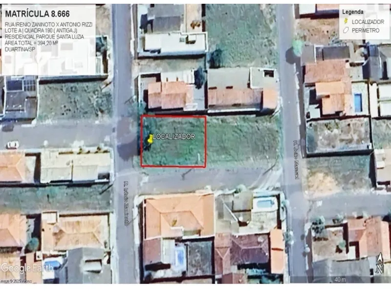 Terreno em leilão